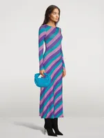 Rowen Tri-Colour Stripe Maxi Dress