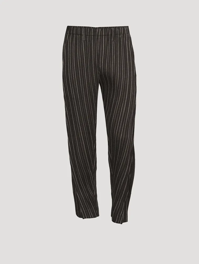 Tweed Pleats Pants