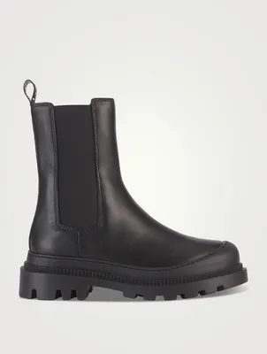 Leather Combat Boots