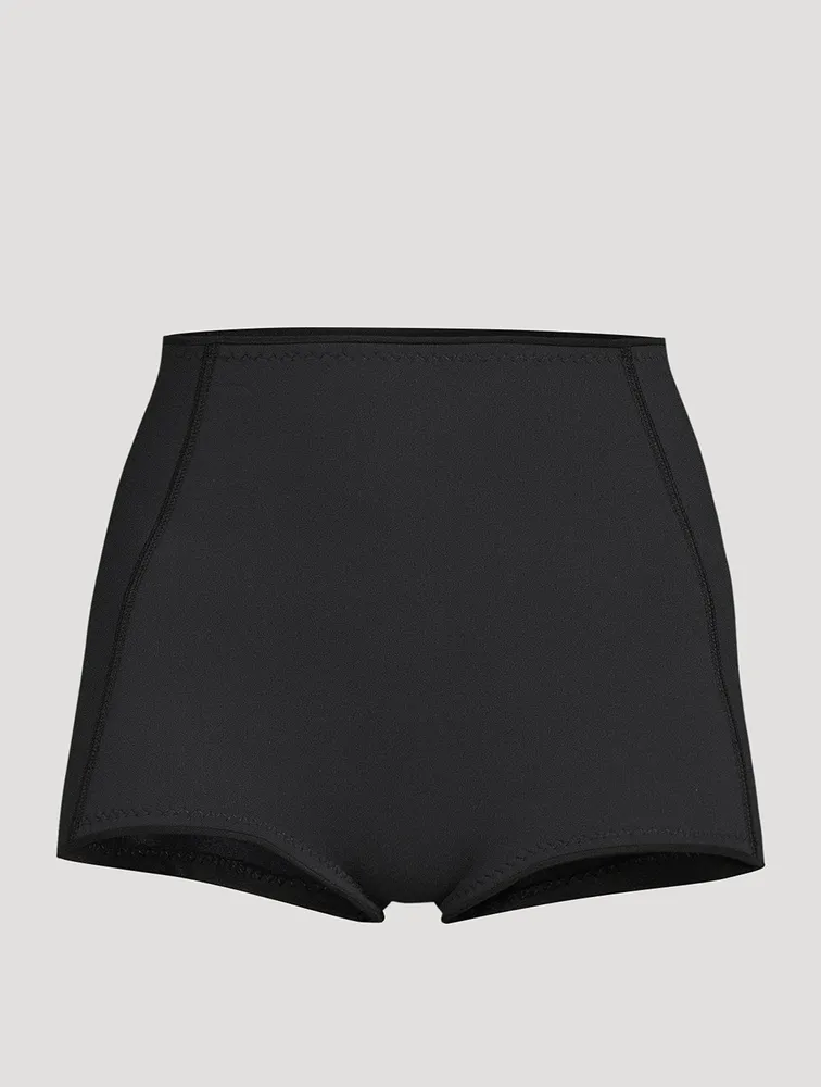 Parry High-Waisted Neoprene Swim Briefs