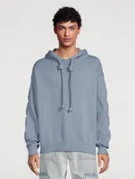 3D Diag Knit Hoodie