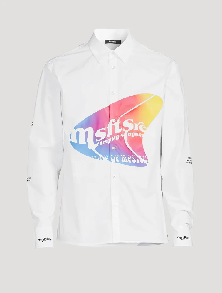 Warped Cotton Graphic Shirt