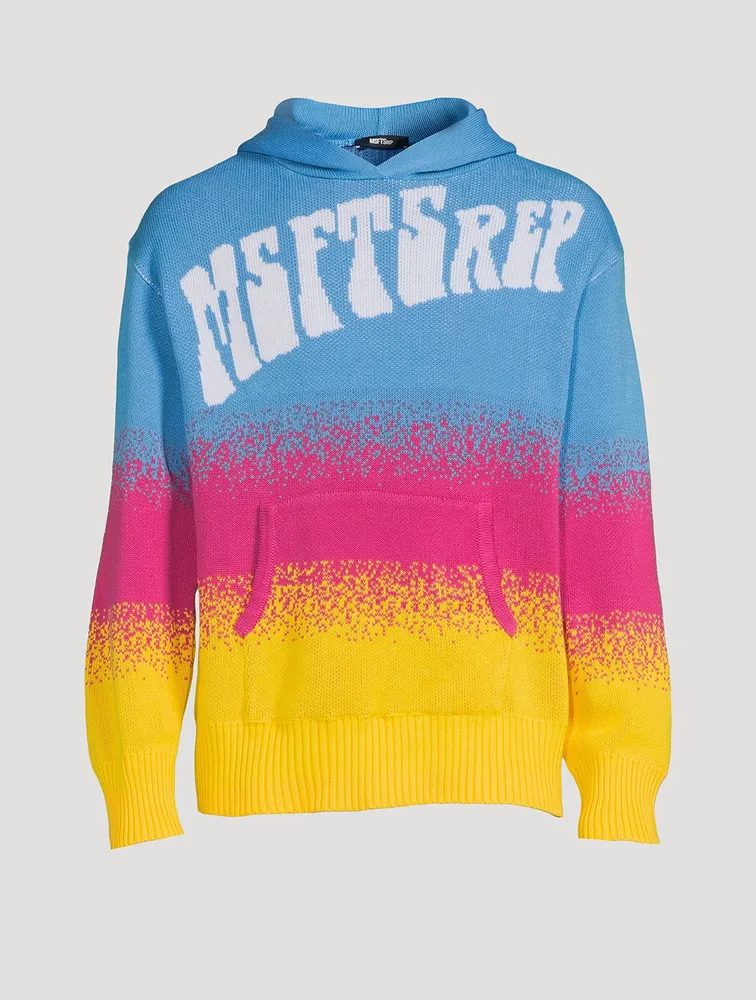 Sunset Cotton Knit Hoodie