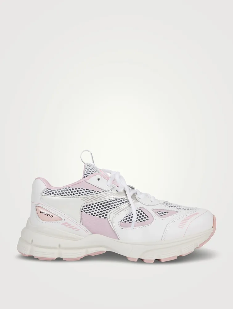 Marathon Leather And Mesh Sneakers