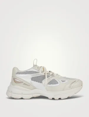 Marathon Leather And Mesh Sneakers