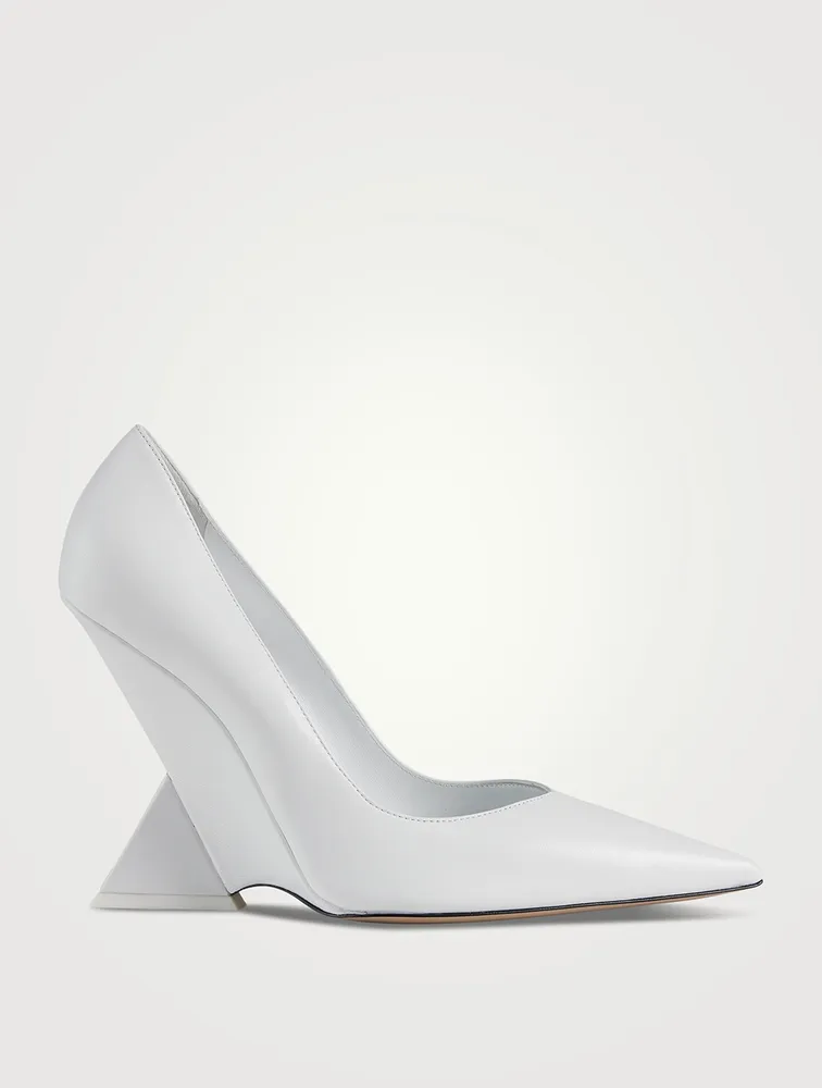 Cheope Leather Wedge Pumps