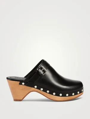 Titya Leather Clogs