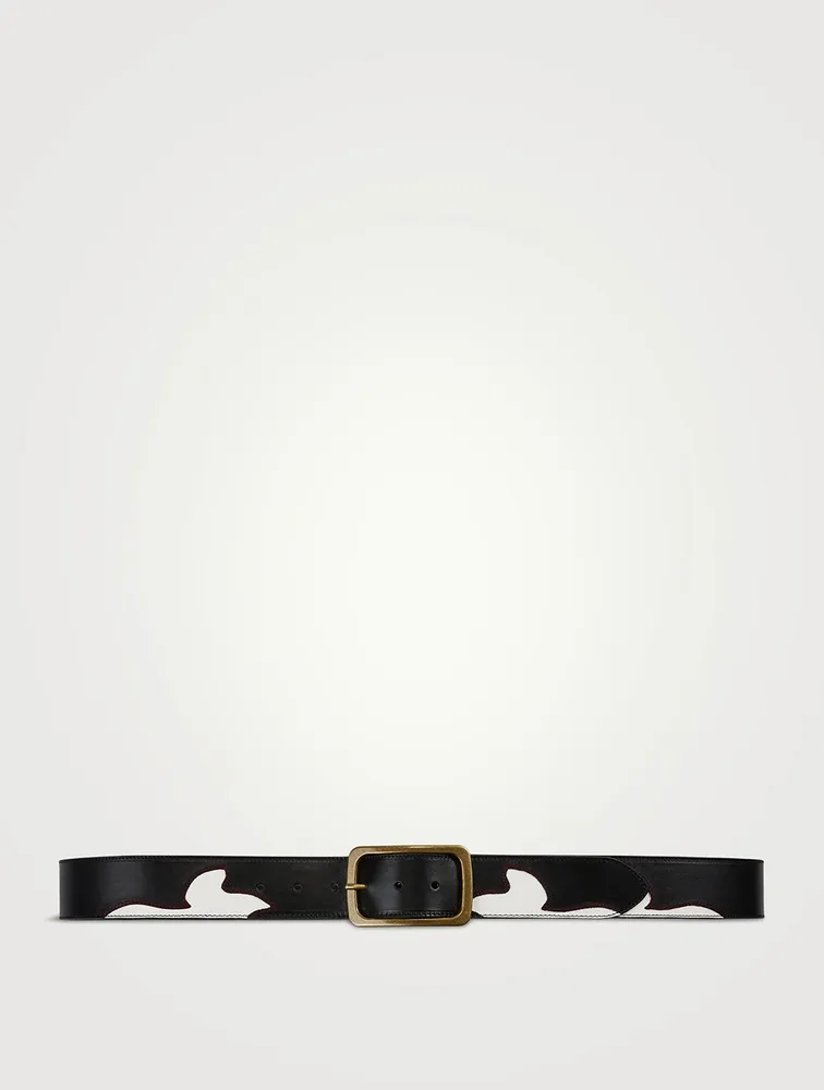 Leather Cowboy Belt