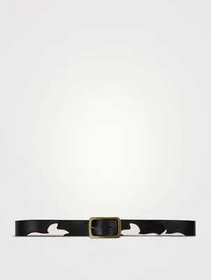 Leather Cowboy Belt