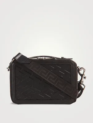 La Greca Leather Small Messenger Bag