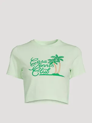 Casa Tennis Club Cropped T-Shirt