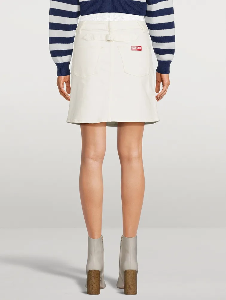 Denim Mini Skirt