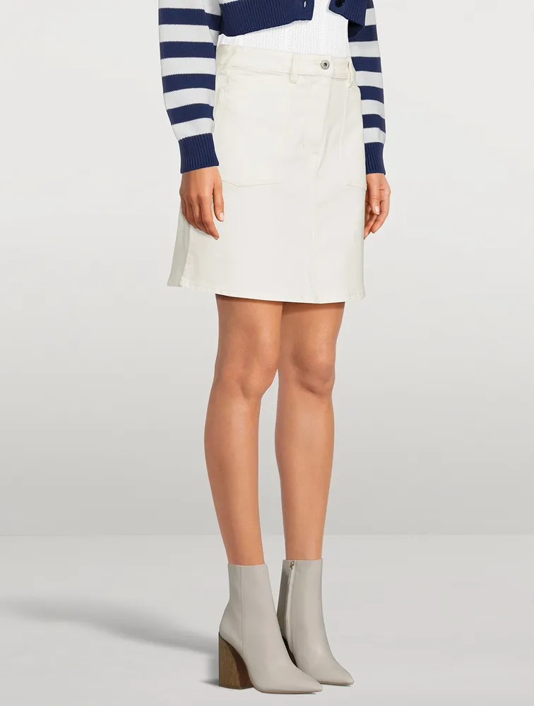 Denim Mini Skirt