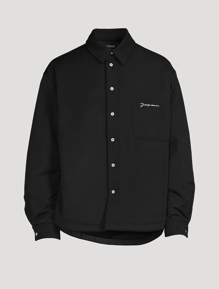 La Chemise Boulanger Wool Padded Overshirt