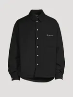 La Chemise Boulanger Wool Padded Overshirt