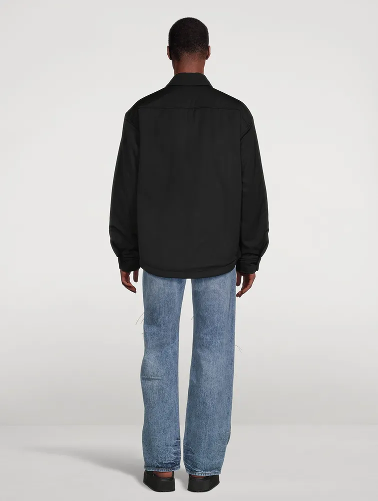 La Chemise Boulanger Wool Padded Overshirt