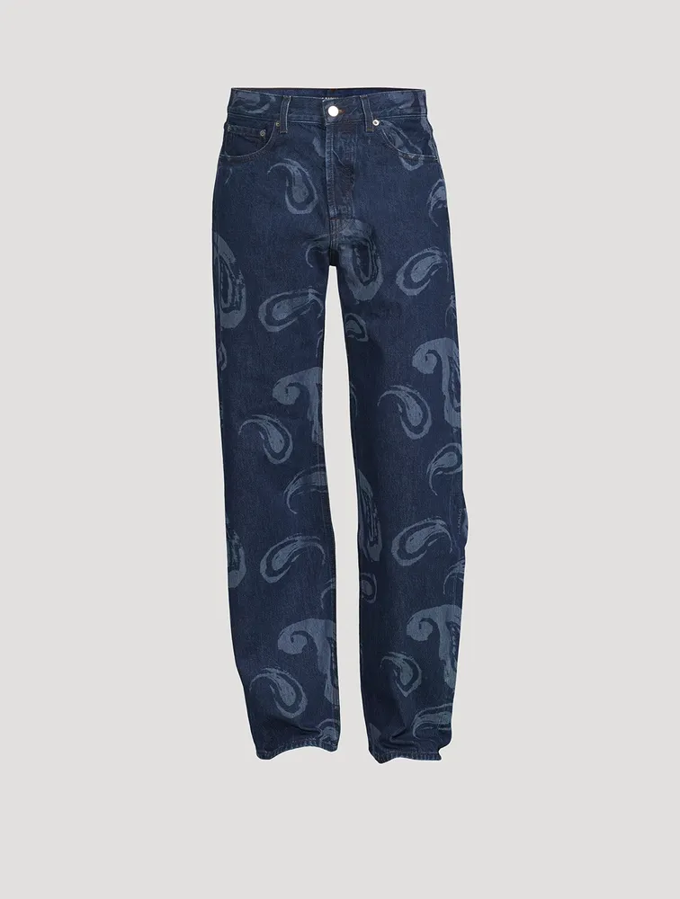 Le De-Nimes Suno Straight-Leg Jeans
