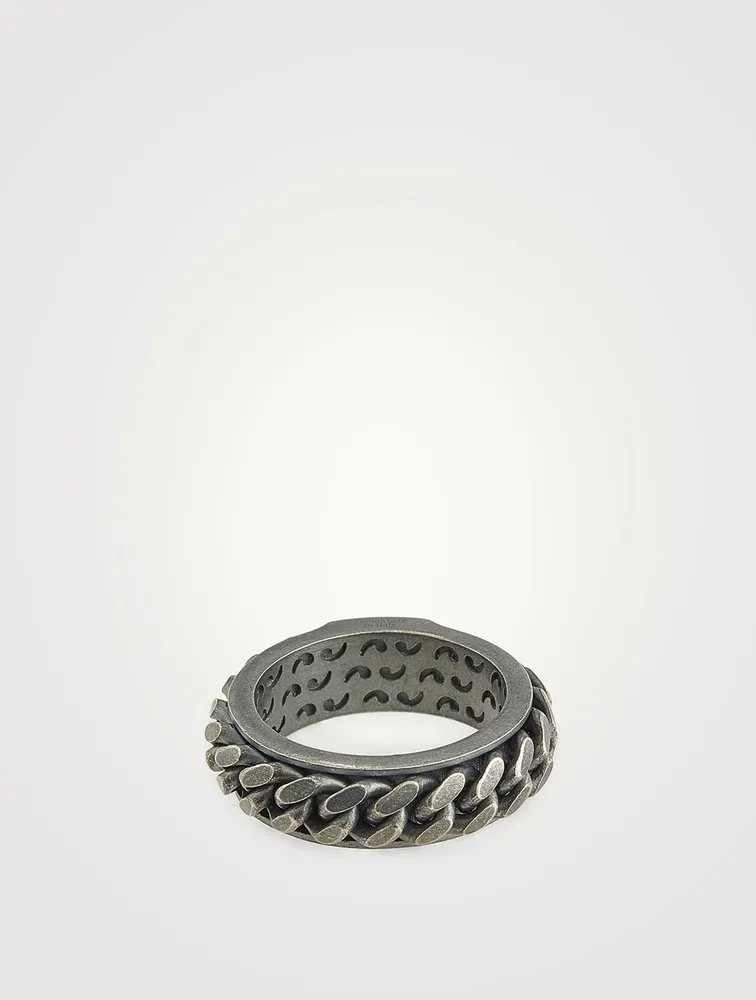 Lash Silver Chain Ring