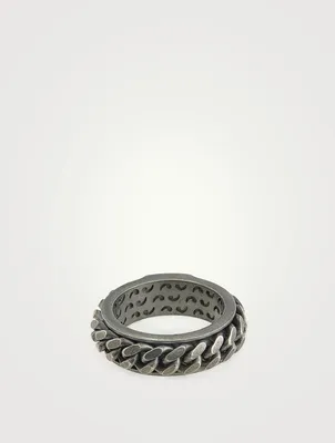 Lash Silver Chain Ring