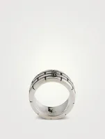 Murales Silver Wide Band Ring