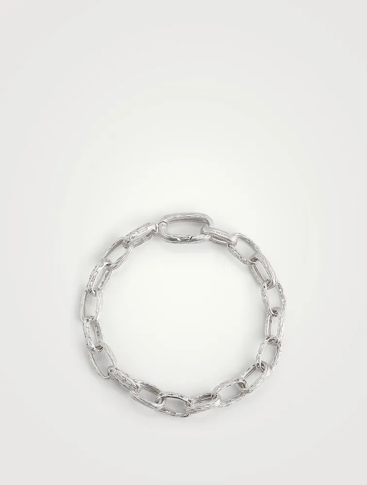 Warrior Sterling Silver Link Bracelet