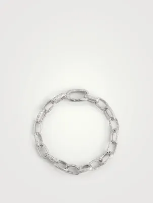 Warrior Sterling Silver Link Bracelet