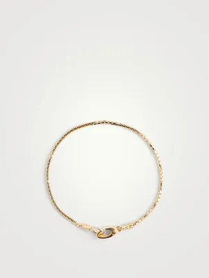 Ulysses 18K Yellow Gold Polish Vermeil Silver Bracelet
