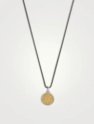 Moneta 18K Yellow Vermeil Silver Necklace