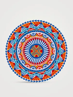Carretto Red Fine Porcelain Charger Plate