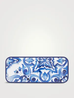 Blue Mediterraneo Rectangular Tray