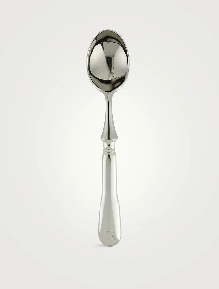 DG Logo Nickel Silver Ice Cream Serving Spoon