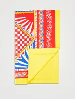 Carretto Silk Quilted Throw Blanket