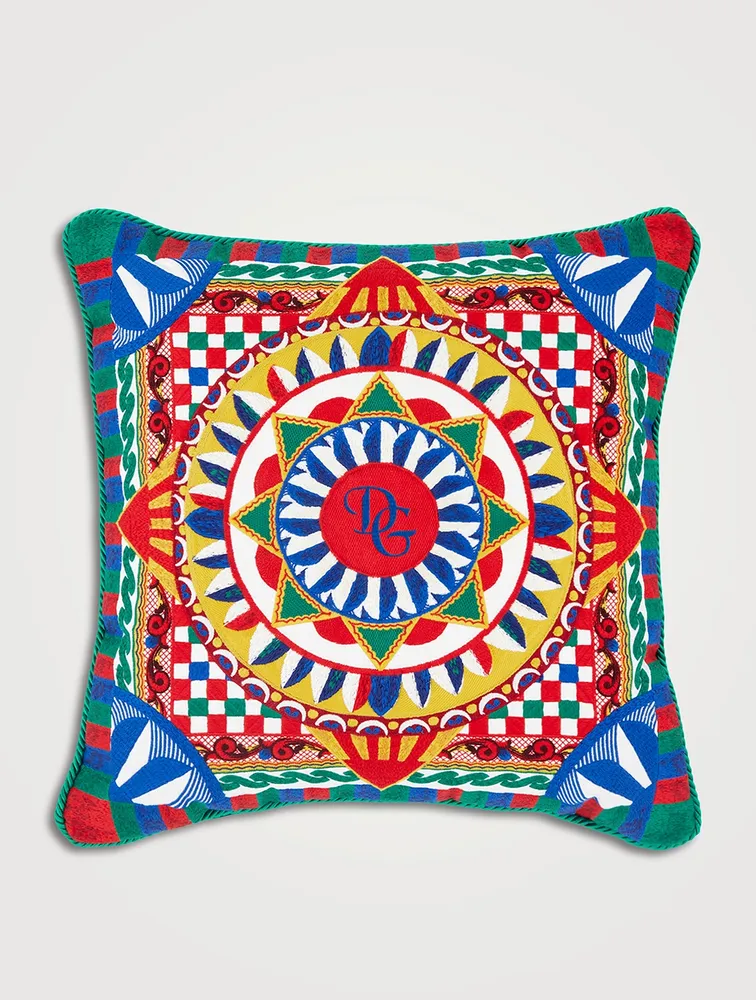 Carretto Embroidered Cushion