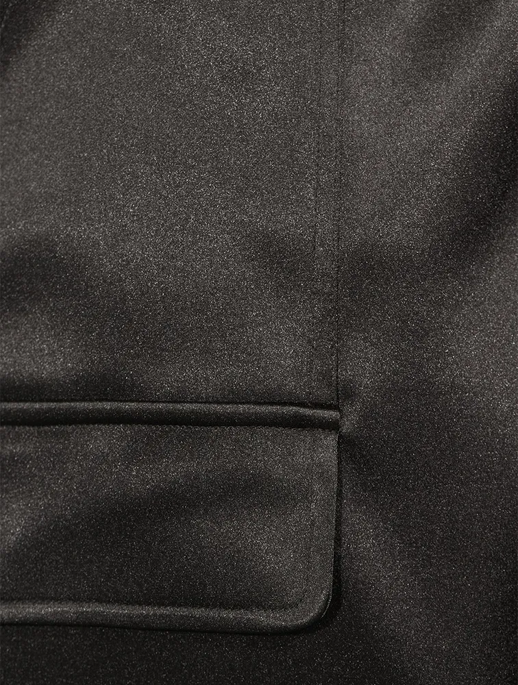Satin Cargo Pants
