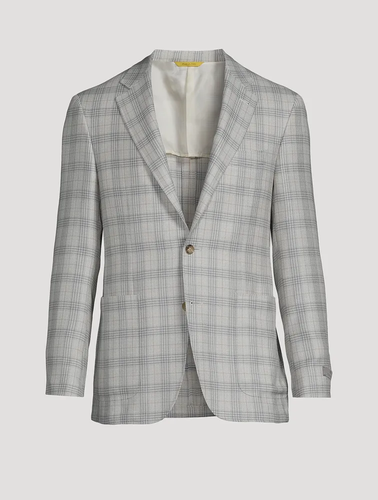 Wool Silk And Linen Sport Coat