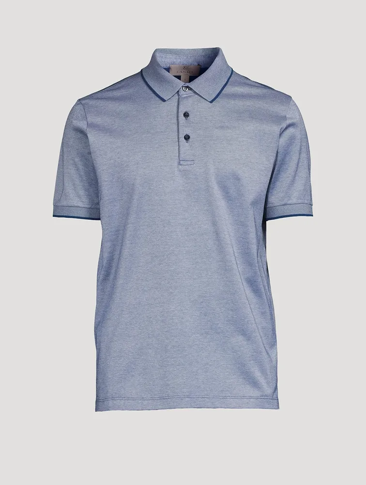 Cotton Short-Sleeve Polo Shirt