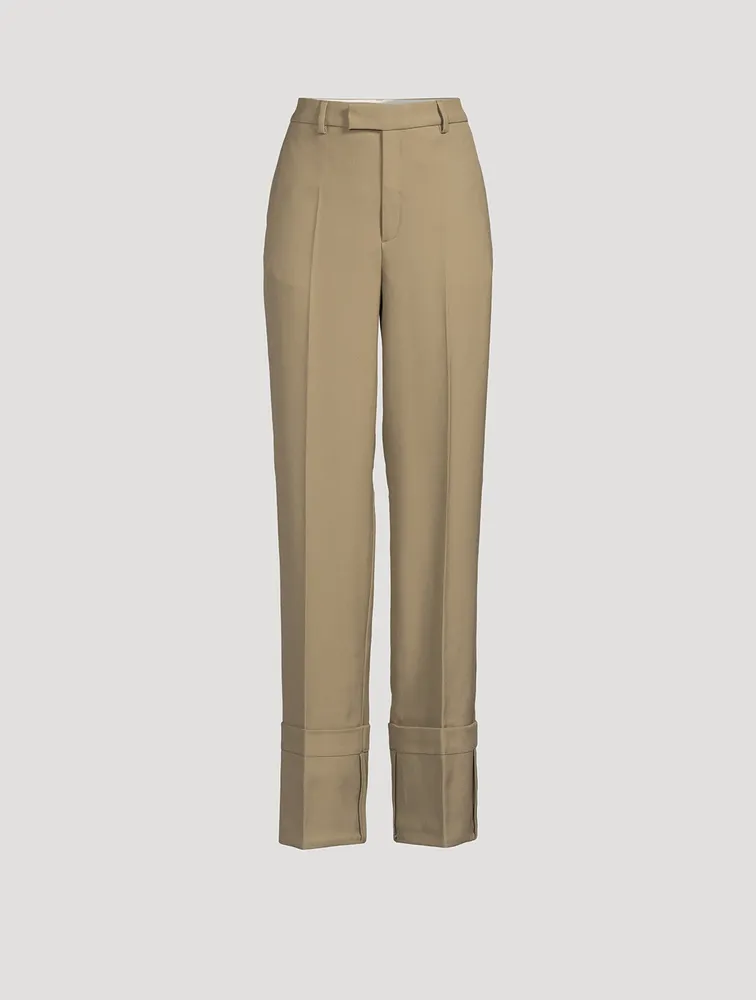 Tailored Fold-Up Trousers