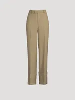 Tailored Fold-Up Trousers
