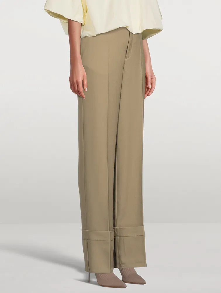 Tailored Fold-Up Trousers