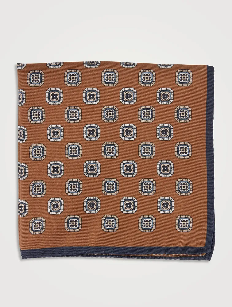 Silk Printed Pocket Square