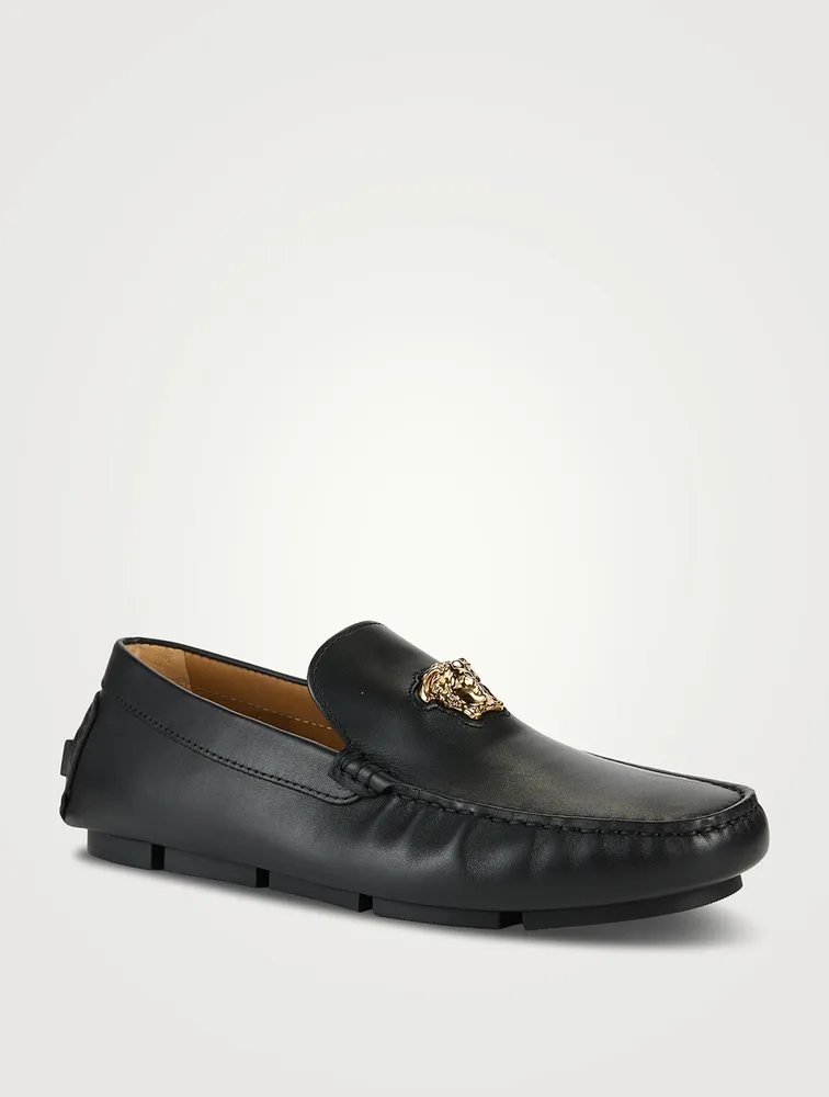 La Medusa Leather Driver Shoes