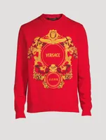 Baroque Intarsia Embroidered Sweater