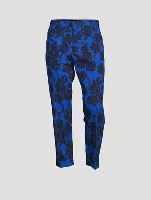 Philip Cotton Poplin Printed Pants