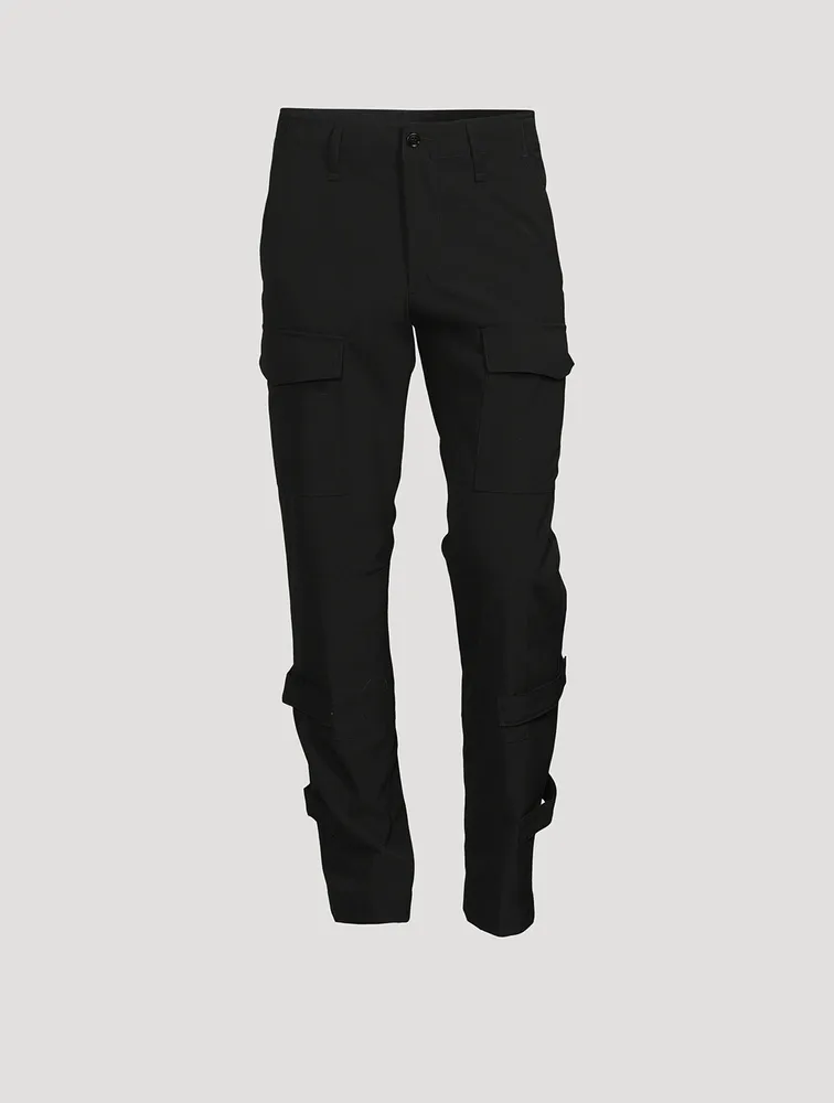 Pilner Wool-Blend Slim-Fit Pants