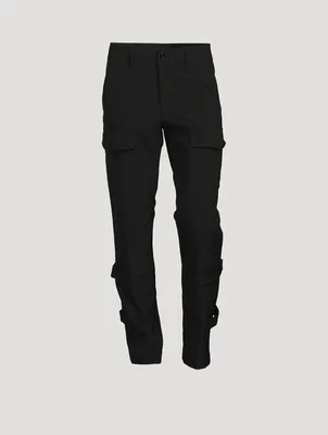 Pilner Wool-Blend Slim-Fit Pants