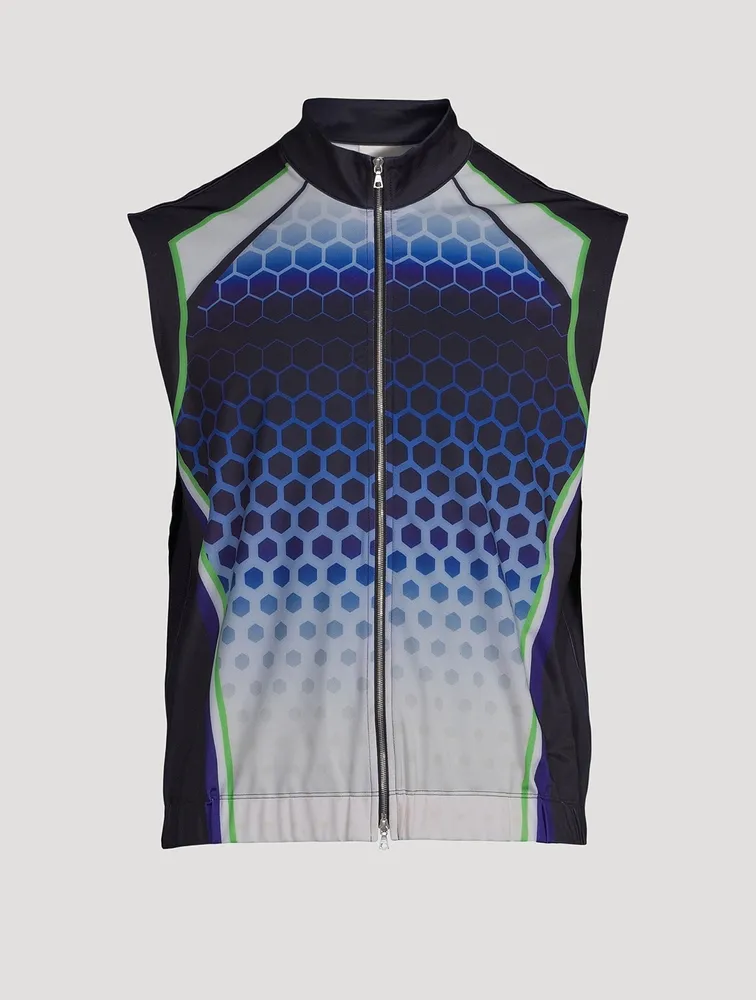 Herlew Sleeveless Zip Top