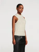 Cable-Knit Sweater Vest
