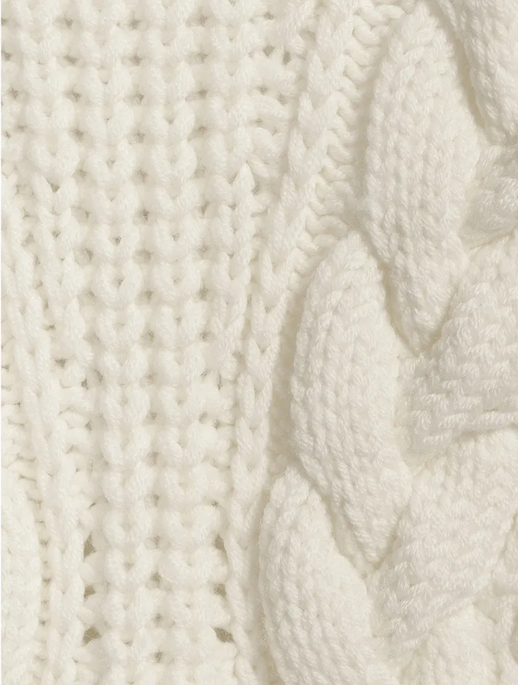 Cable-Knit Sweater Vest