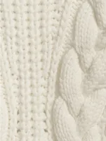 Cable-Knit Sweater Vest