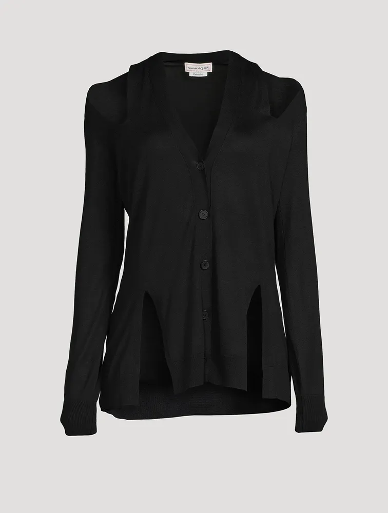 Cut-Out Cardigan